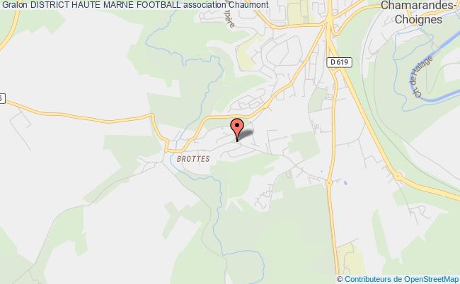 plan association District Haute Marne Football Chaumont