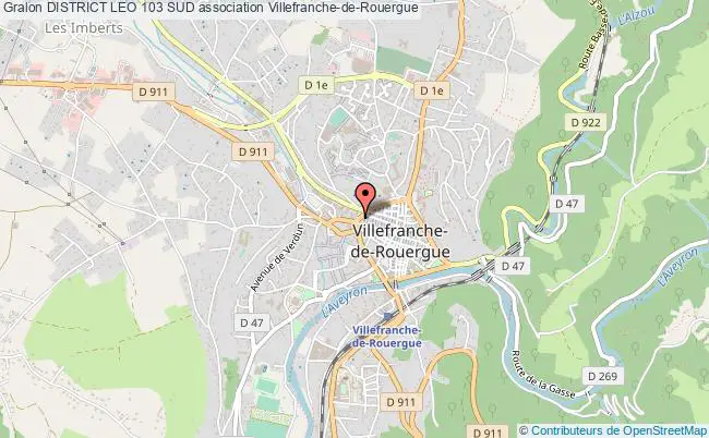 plan association District Leo 103 Sud Villefranche-de-Rouergue