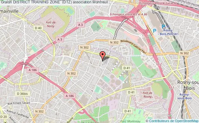 plan association District Training Zone  (dtz) Montreuil