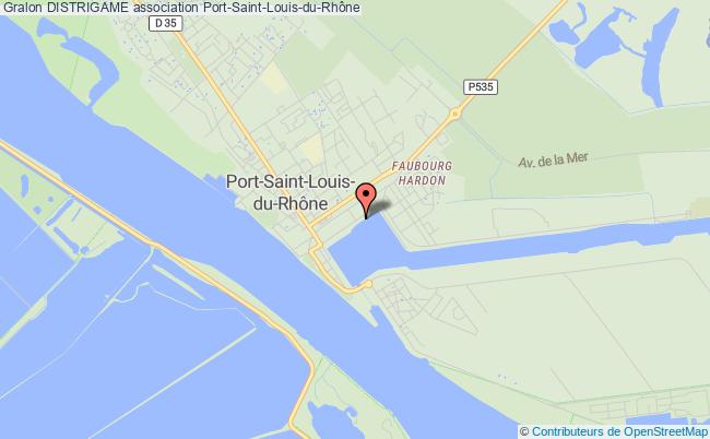 plan association Distrigame Port-Saint-Louis-du-Rhône