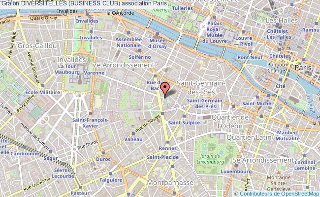 plan association Diversitelles (business Club) Paris 7e