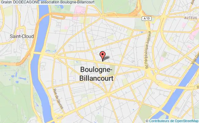 plan association DodÉcagone Boulogne-Billancourt