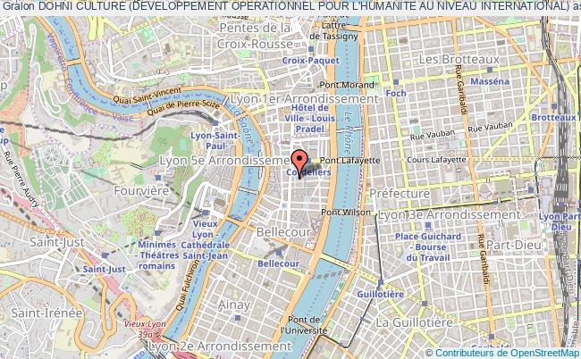 plan association Dohni Culture (developpement Operationnel Pour L'humanite Au Niveau International) Lyon