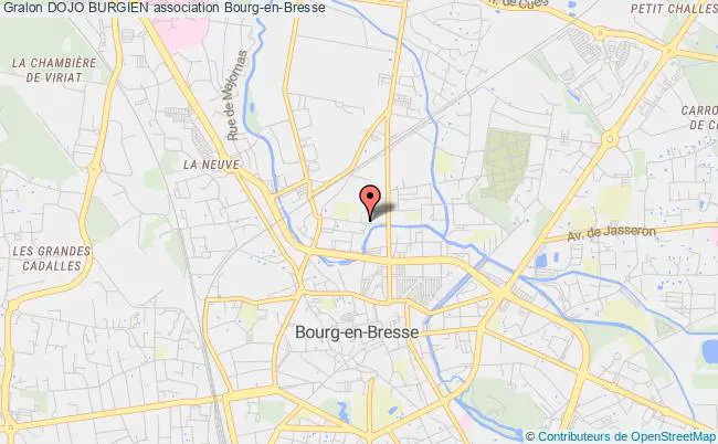 plan association Dojo Burgien Bourg-en-Bresse