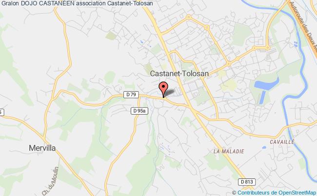 plan association Dojo CastanÉen Castanet-Tolosan