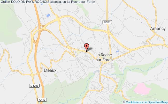 plan association Dojo Du Pays Rochois La    Roche-sur-Foron