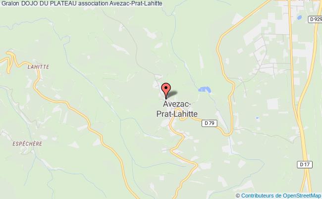 plan association Dojo Du Plateau Avezac-Prat-Lahitte