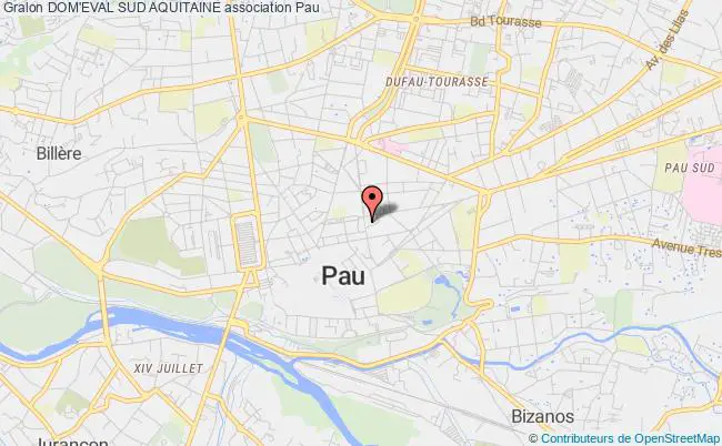 plan association Dom'eval Sud Aquitaine Pau
