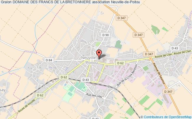 plan association Domaine Des Francs De La Bretonniere Neuville-de-Poitou