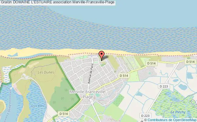 plan association Domaine L'estuaire Merville-Franceville-Plage