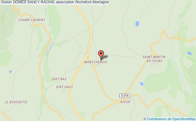 plan association DÔmes Sancy Racing Rochefort-Montagne