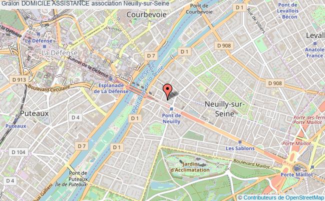 plan association Domicile Assistance Neuilly-sur-Seine