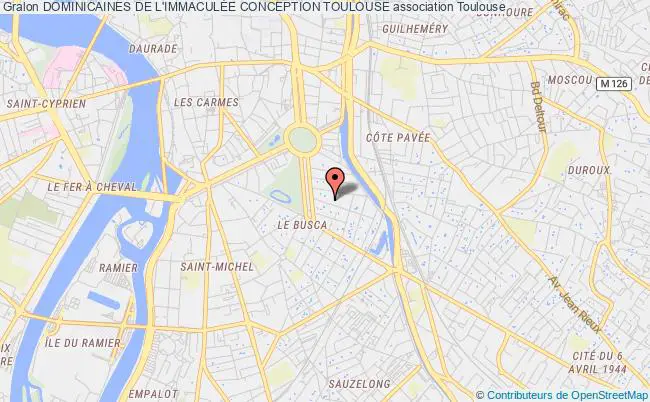 plan association Dominicaines De L'immaculÉe Conception Toulouse Toulouse