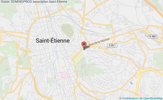 plan association Dominoprod Saint-Étienne