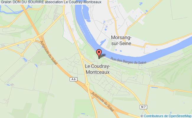 plan association Don Du Sourire Coudray-Montceaux