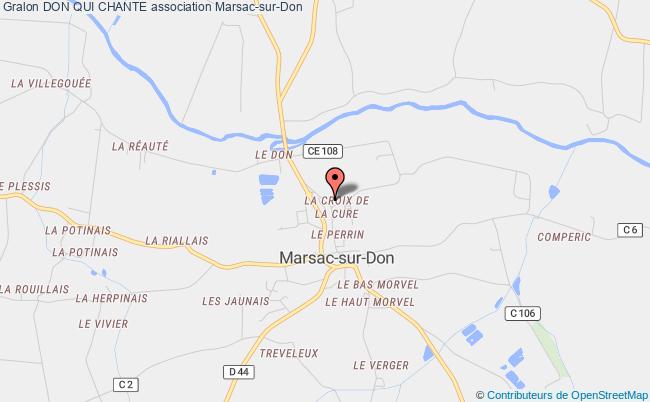 plan association Don Qui Chante Marsac-sur-Don
