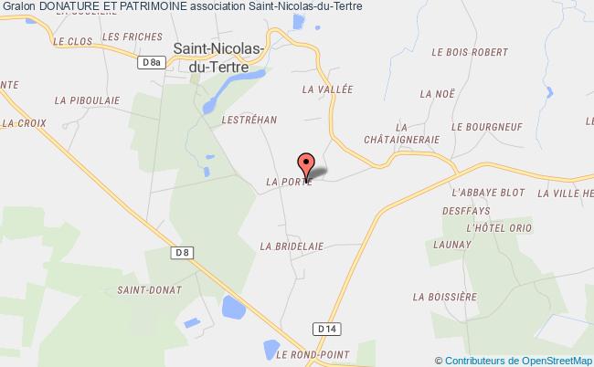 plan association Donature Et Patrimoine Saint-Nicolas-du-Tertre