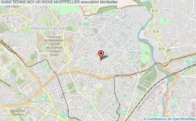 plan association Donne-moi Un Signe Montpellier Montpellier