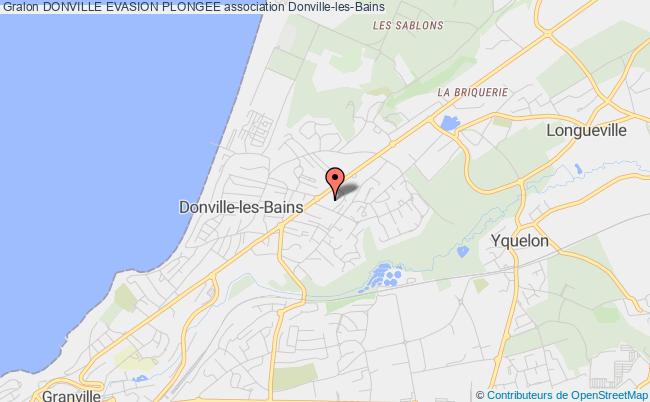 plan association Donville Evasion Plongee Donville-les-Bains