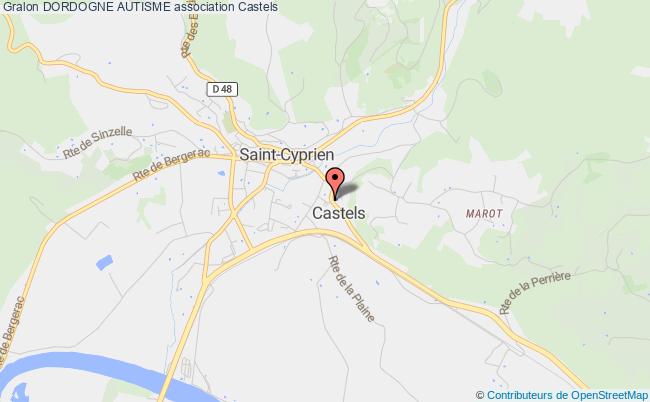 plan association Dordogne Autisme Castels
