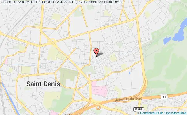 plan association Dossiers CÉsar Pour La Justice (dcj) Saint-Denis