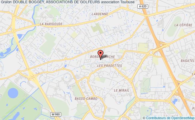 plan association Double Boggey, Associations De Golfeurs Toulouse