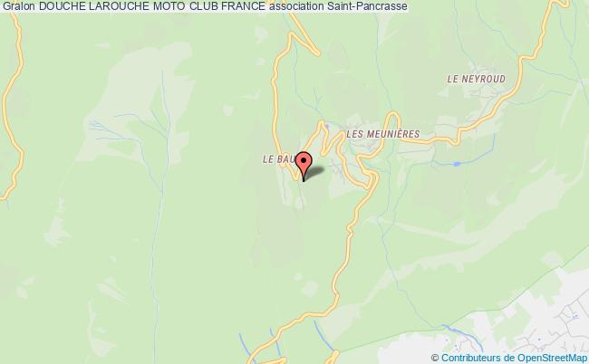 plan association Douche Larouche Moto Club France Saint-Pancrasse