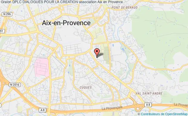 plan association Dplc Dialogues Pour La Creation Aix-en-Provence