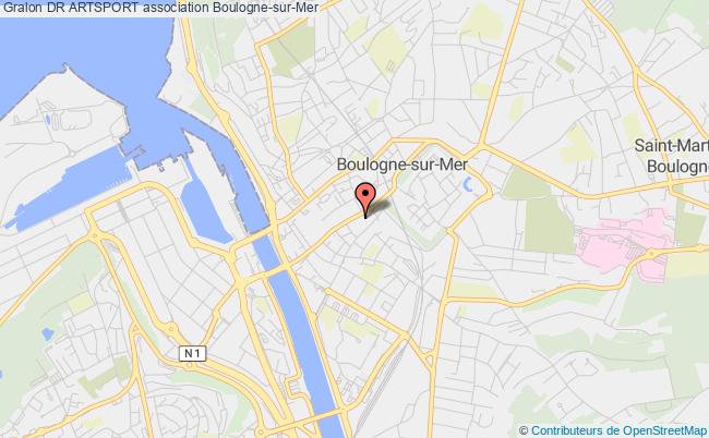 plan association Dr Artsport Boulogne-sur-Mer