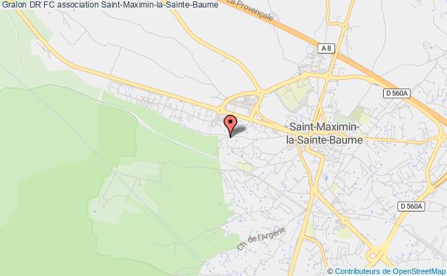 plan association Dr Fc Saint-Maximin-la-Sainte-Baume