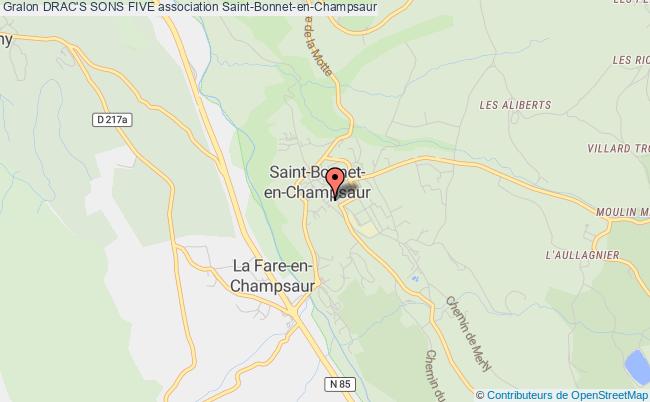 plan association Drac's Sons Five Saint-Bonnet-en-Champsaur