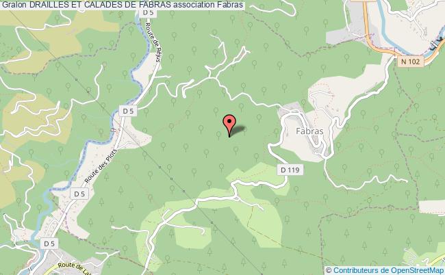 DRAILLES ET CALADES DE FABRAS