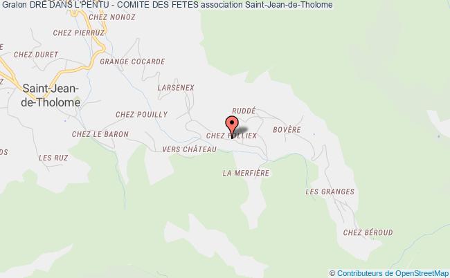 plan association Dre Dans L'pentu - Comite Des Fetes Saint-Jean-de-Tholome
