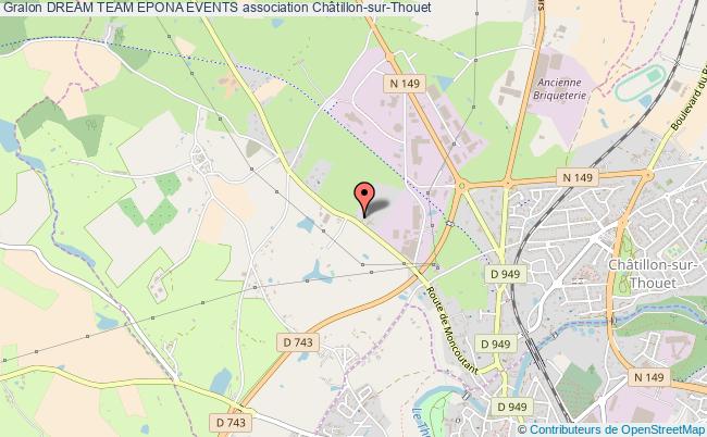 plan association Dream Team Epona Events Châtillon-sur-Thouet