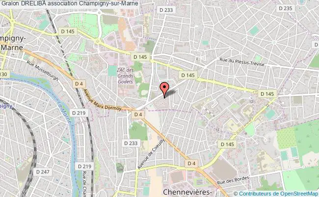 plan association Dreliba Champigny-sur-Marne