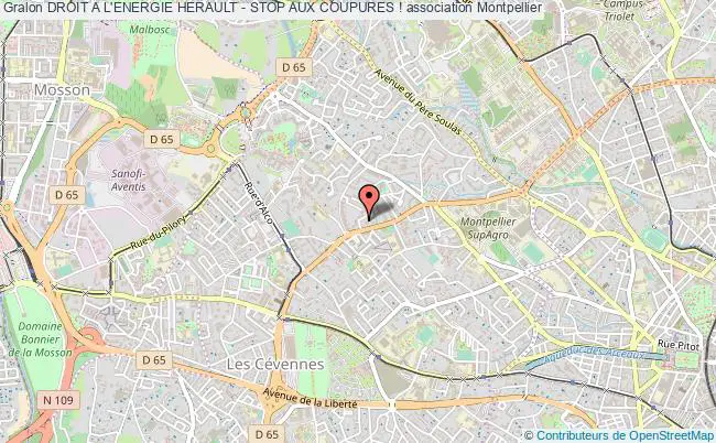 plan association Droit A L'energie Herault - Stop Aux Coupures ! Montpellier