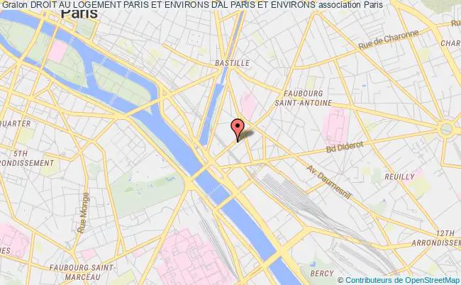 plan association Droit Au Logement Paris Et Environs Dal Paris Et Environs Paris