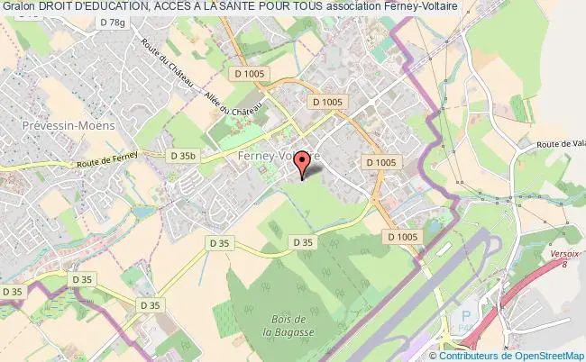 plan association Droit D'education, Acces A La Sante Pour Tous Ferney-Voltaire