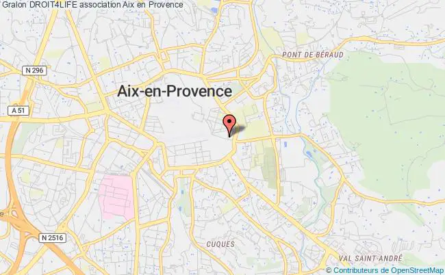 plan association Droit4life Aix-en-Provence