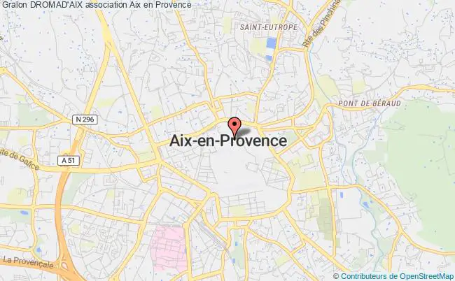 plan association Dromad'aix Aix-en-Provence
