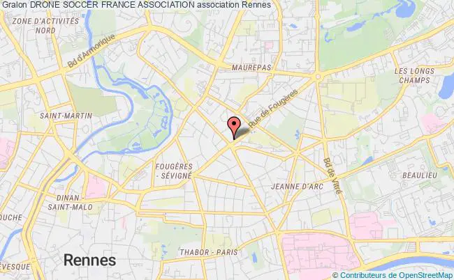 plan association Drone Soccer France Association Rennes