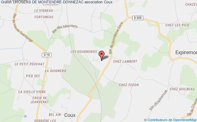 plan association Drosers De Montendre-donnezac Coux