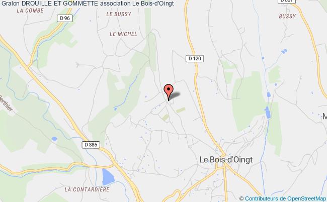 plan association Drouille Et Gommette Val d'Oingt