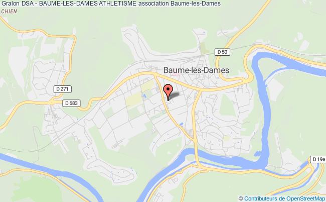 plan association Dsa - Baume-les-dames Athletisme Baume-les-Dames