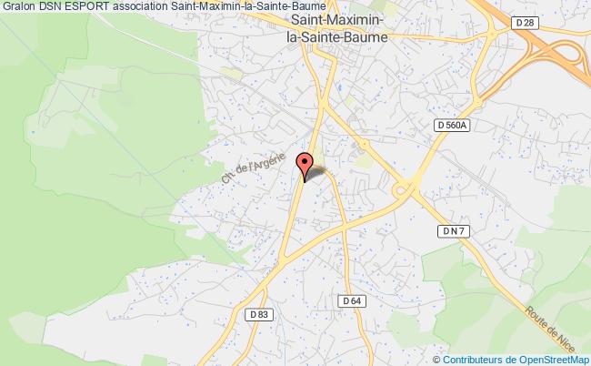 plan association Dsn Esport Saint-Maximin-la-Sainte-Baume