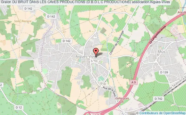 plan association Du Bruit Dans Les Caves Productions (d.b.d.l.c Productions) Aigues-Vives