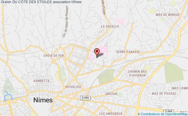 plan association Du CÔtÉ Des Etoiles Nîmes