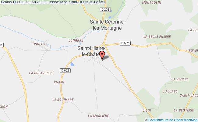plan association Du Fil A L'aiguille Saint-Hilaire-le-Châtel