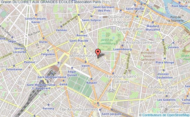 plan association Du Loiret Aux Grandes Ecoles Paris