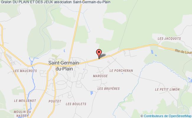 plan association Du Plain Et Des Jeux Saint-Germain-du-Plain